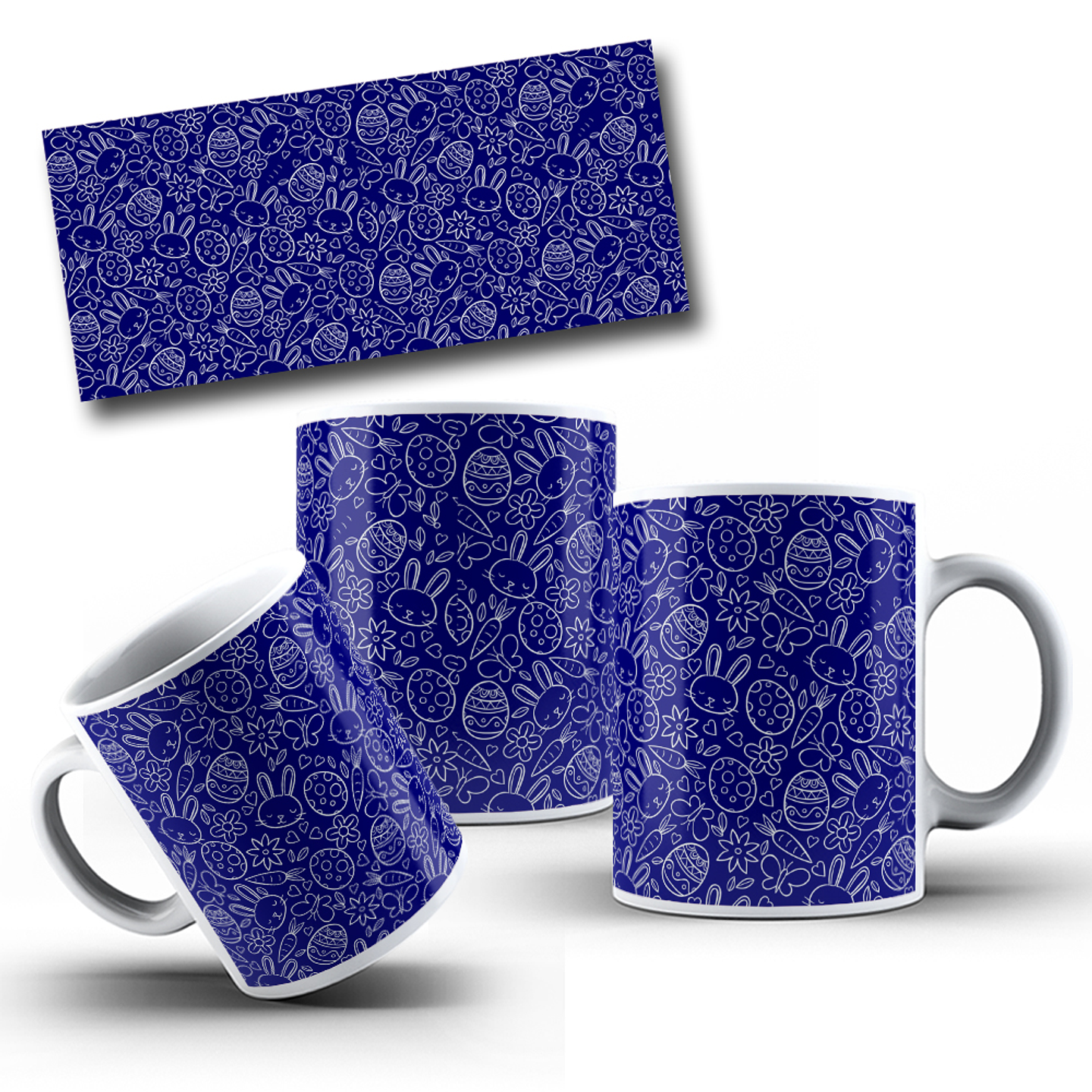 22 Arte para Fundos para Caneca Páscoa Arquivo em Jpg  16