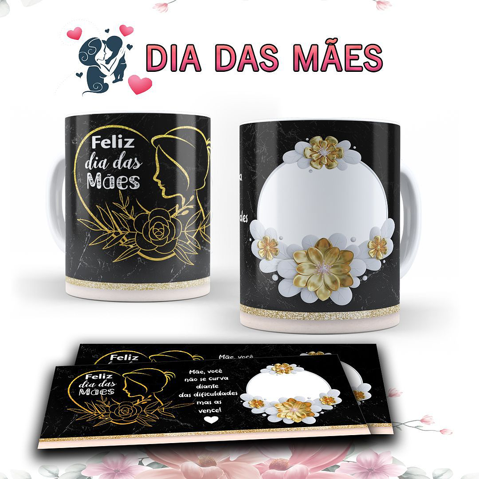 15 Arte para Caneca Dia das Mães Arquivo Editável  15