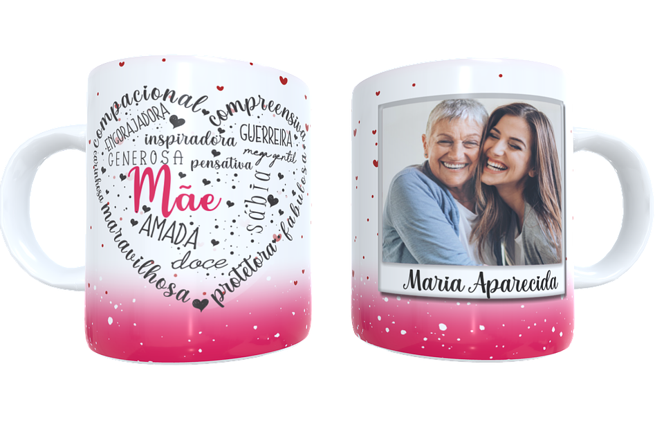 19 Arte para Caneca e Camisa Dia das Mães Arquivo em Png 8