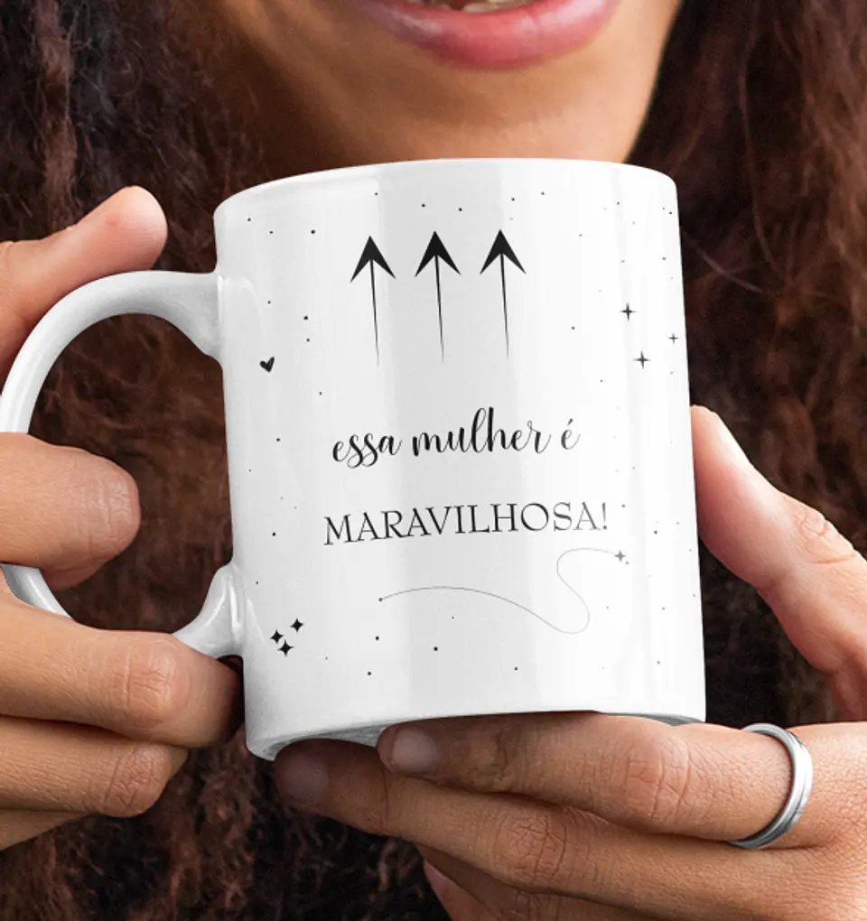 14 Artes para Caneca Dia das Mulheres Arquivo Editável 8