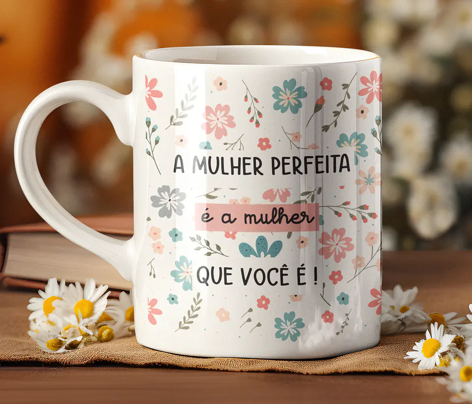 14 Artes para Caneca Dia das Mulheres Arquivo Editável 9