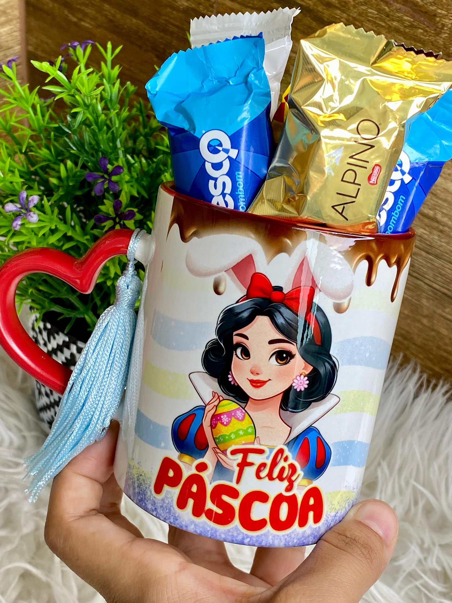 16 Artes para Caneca Páscoa Disney Princesas Arquivo em Png 3