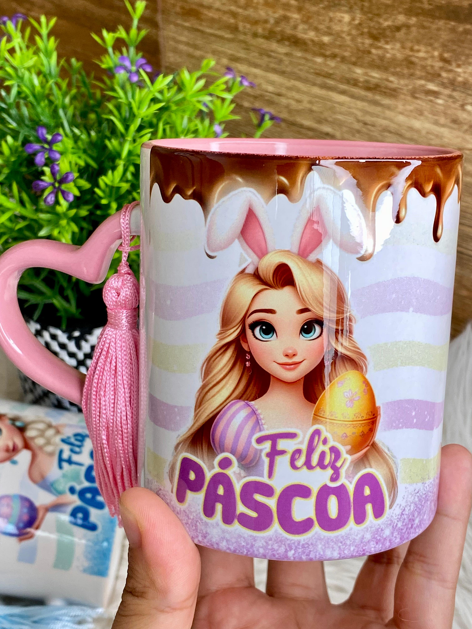 16 Artes para Caneca Páscoa Disney Princesas Arquivo em Png 4