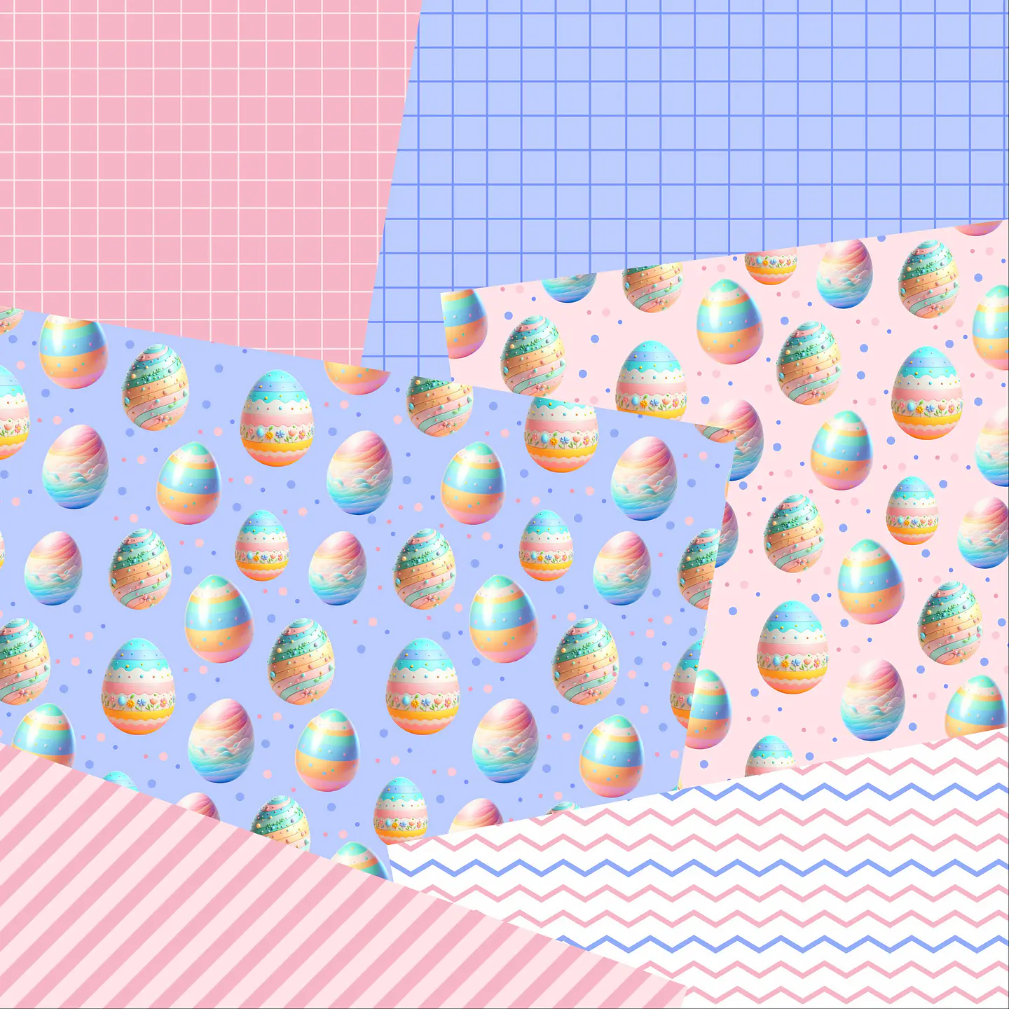 Kit Digital Páscoa Stitch em Png 3