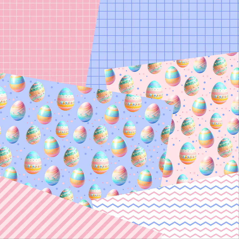 Kit Digital Páscoa Stitch em Png 3