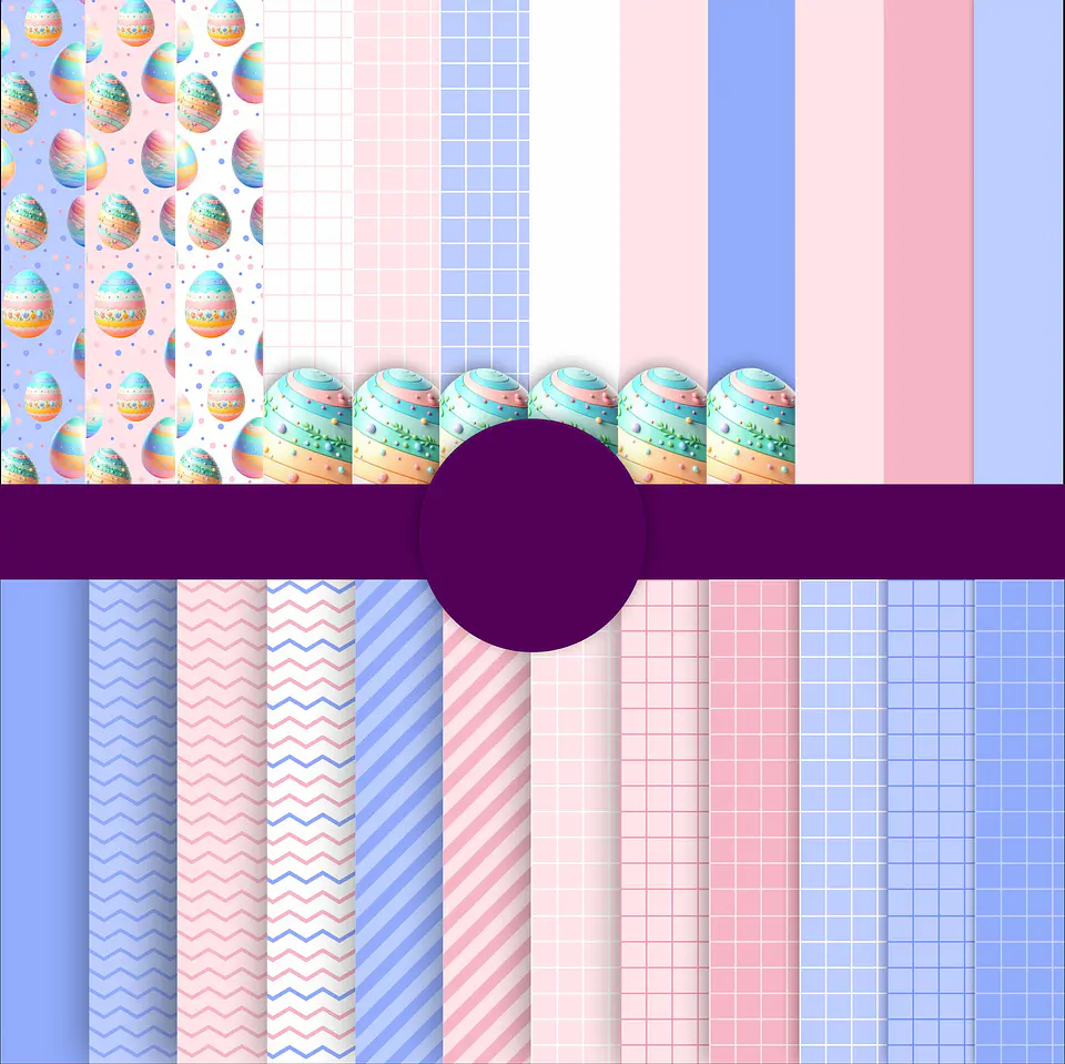 Kit Digital Páscoa Stitch em Png 4