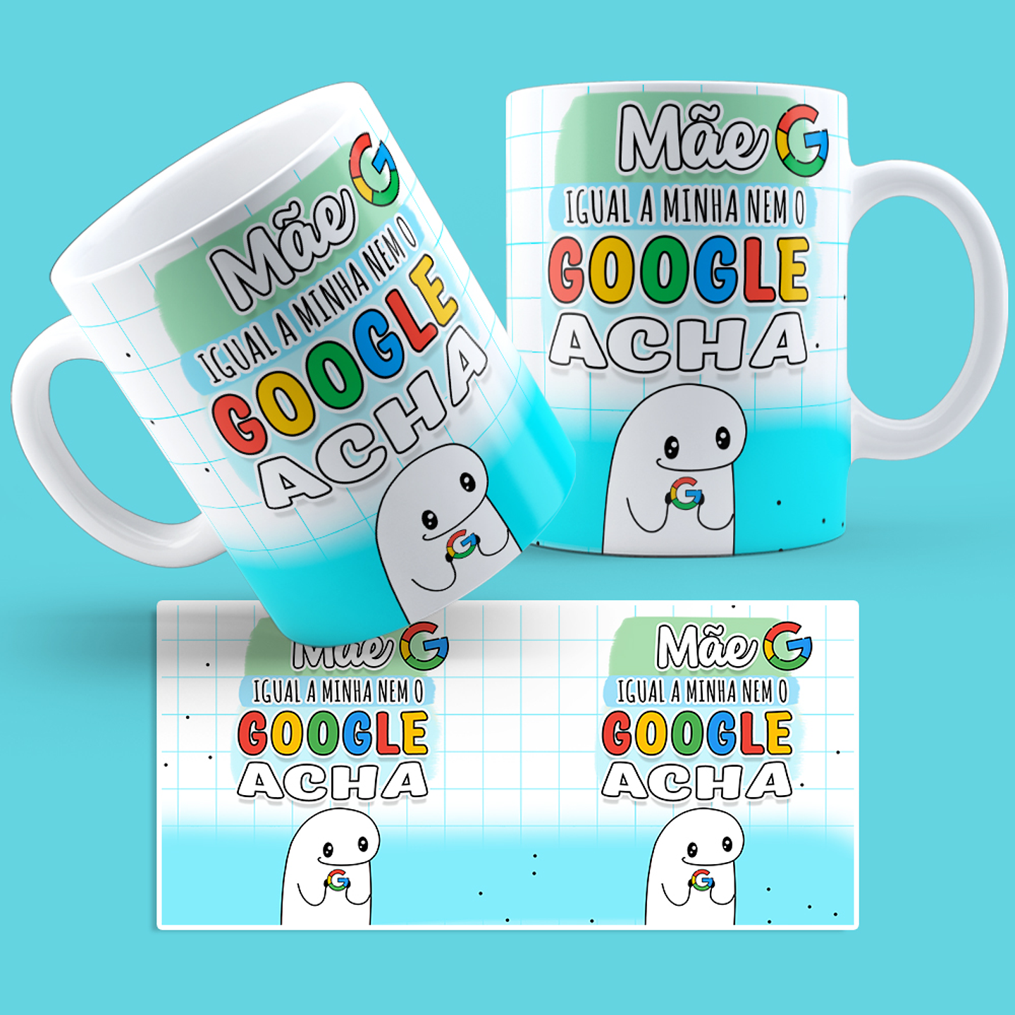 6 Artes Caneca Dia das Mães Flork Arquivos Png  5