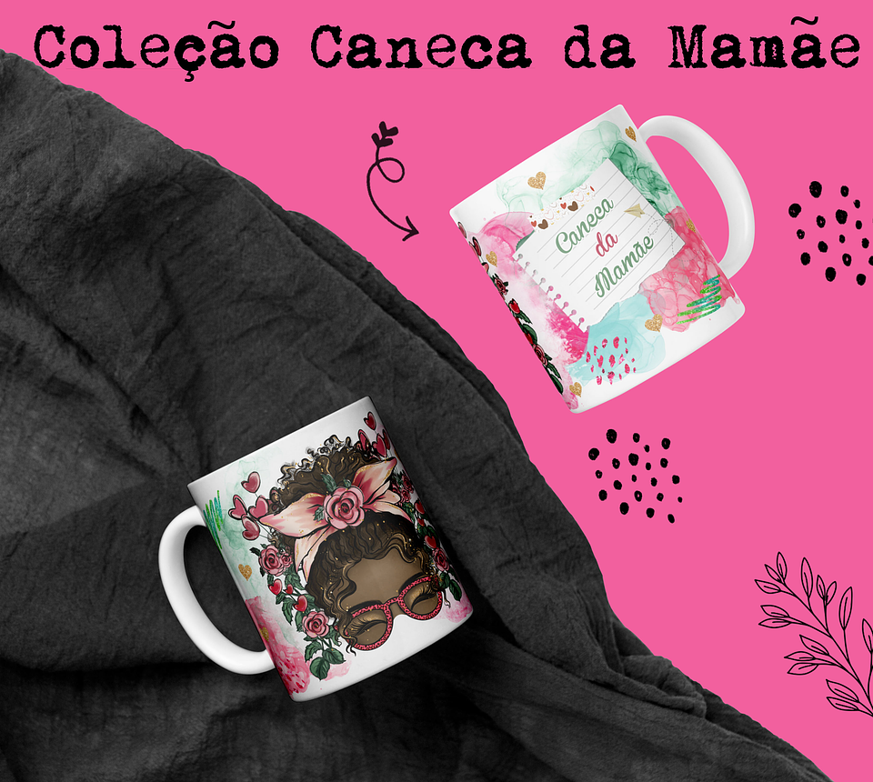 15 Artes Caneca Dia das Mães Arquivo Editável 4