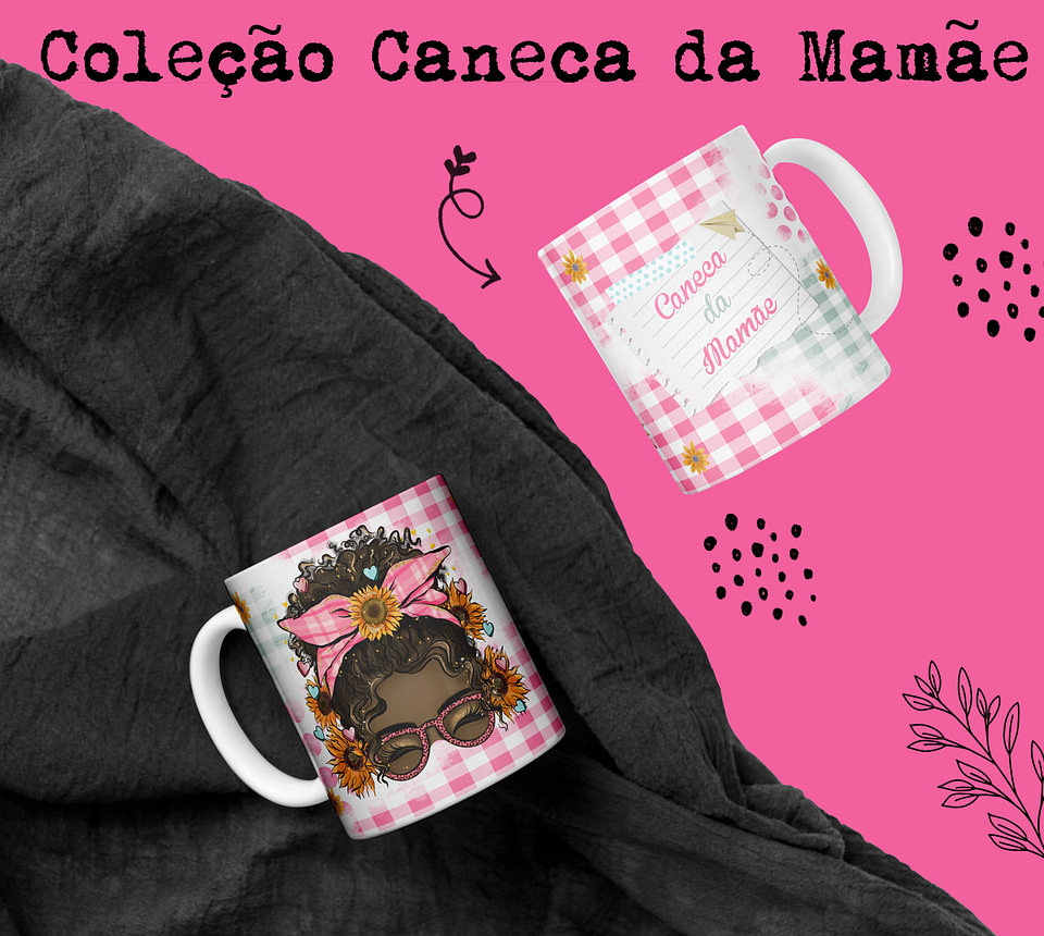 15 Artes Caneca Dia das Mães Arquivo Editável 5