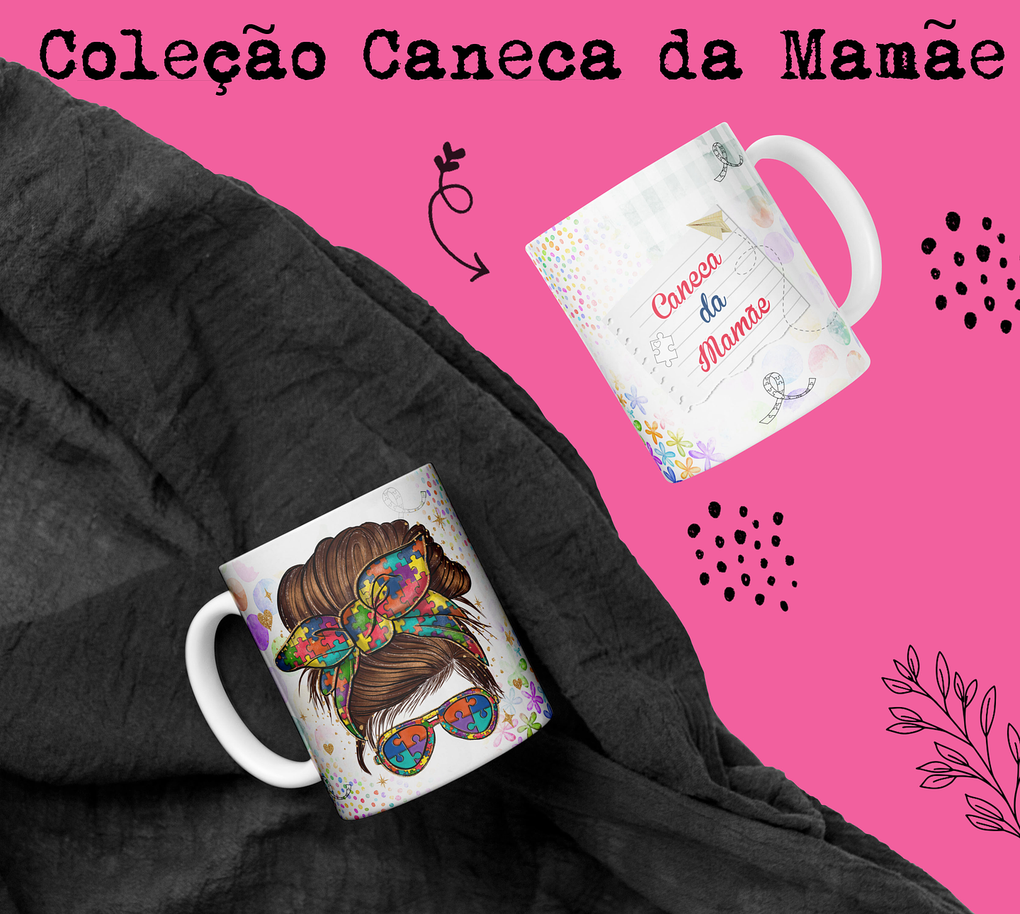 15 Artes Caneca Dia das Mães Arquivo Editável 6