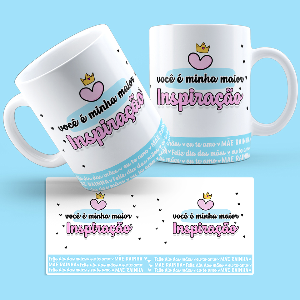 13 Artes Caneca Dia das Mães Arquivos Png  9