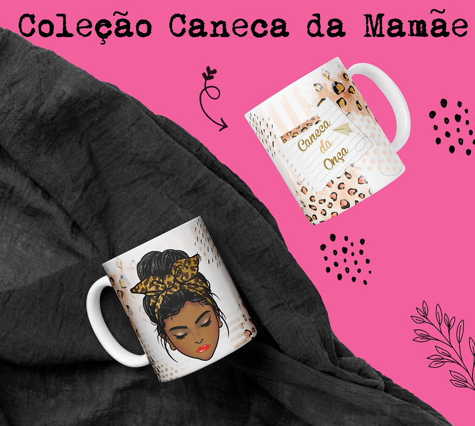 15 Artes Caneca Dia das Mães Arquivo Editável 8