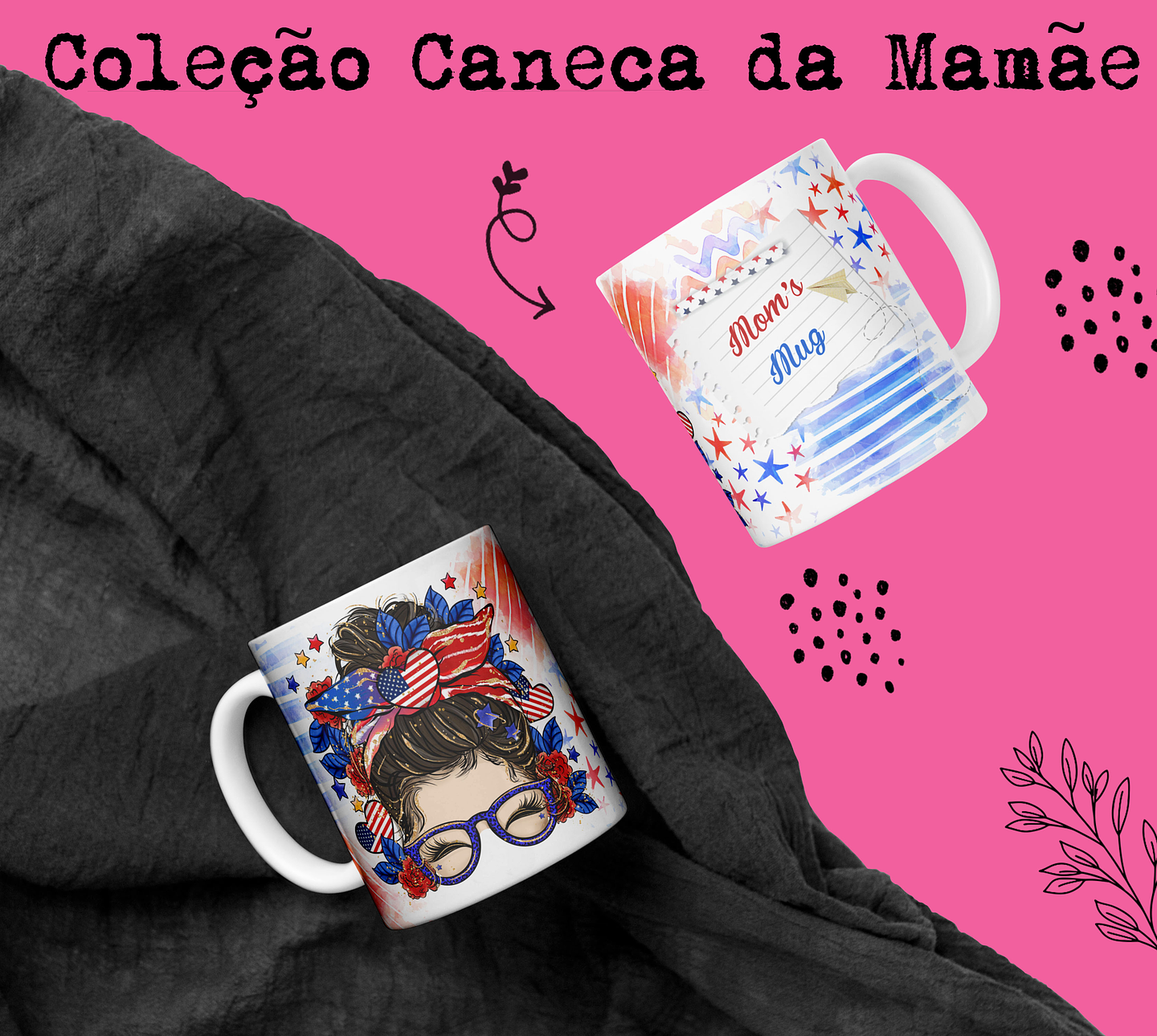 15 Artes Caneca Dia das Mães Arquivo Editável 11