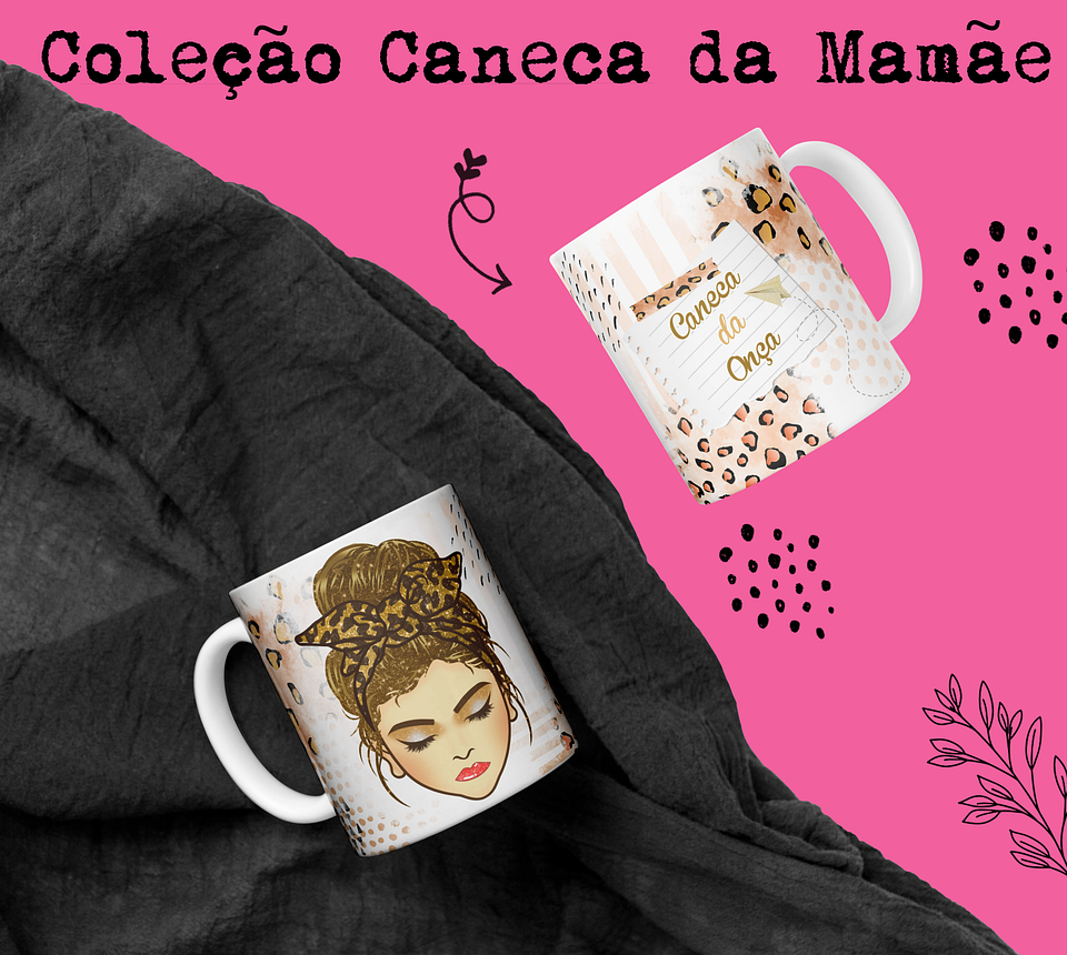 15 Artes Caneca Dia das Mães Arquivo Editável 13