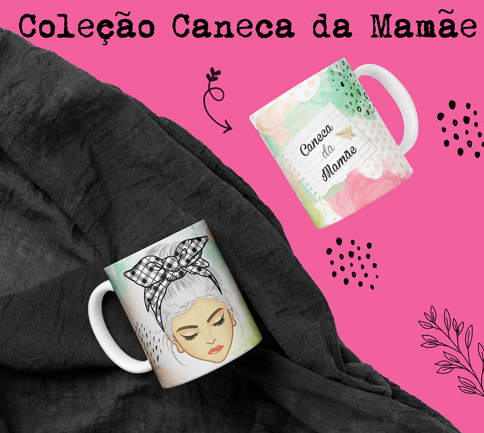 15 Artes Caneca Dia das Mães Arquivo Editável 14