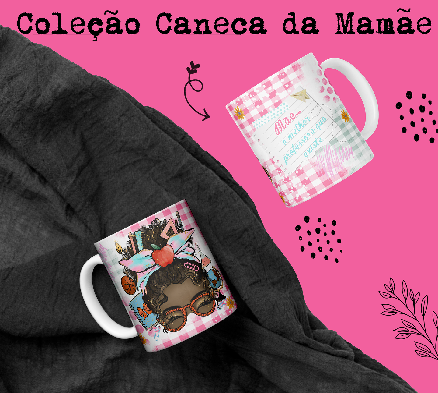 15 Artes Caneca Dia das Mães Arquivo Editável 15