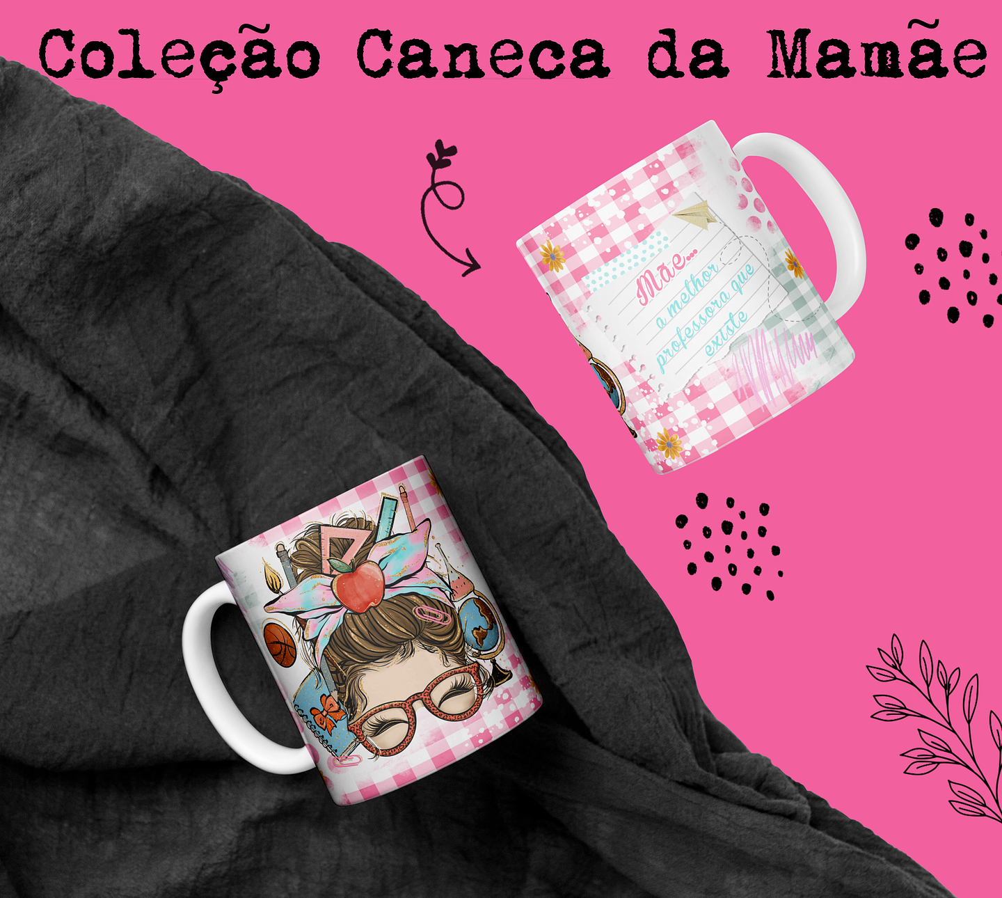 15 Artes Caneca Dia das Mães Arquivo Editável 16
