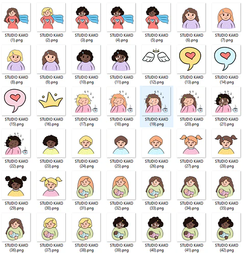 Kit Digital Dia das Mães em Png 