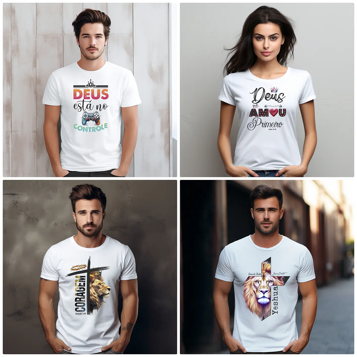 50 Arte para Camisa Frases Cristã Arquivo Editável  5