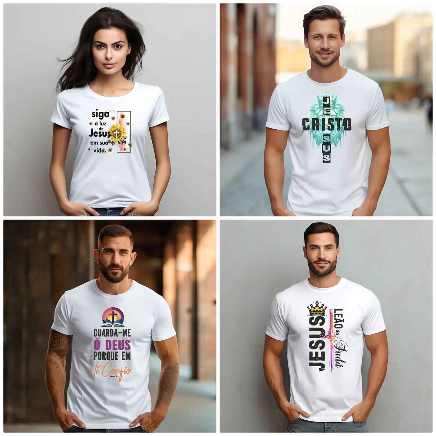 50 Arte para Camisa Frases Cristã Arquivo Editável  7