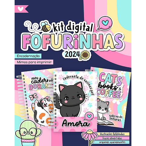 Kit Digital Fofurinhas e Mimos em Png