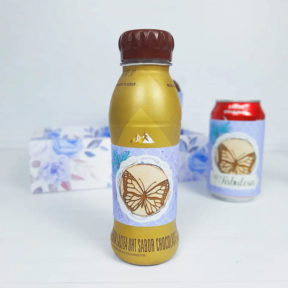 Arquivos Prontos para Cesta de Bebidas e Doces Lilas em Pdf  4