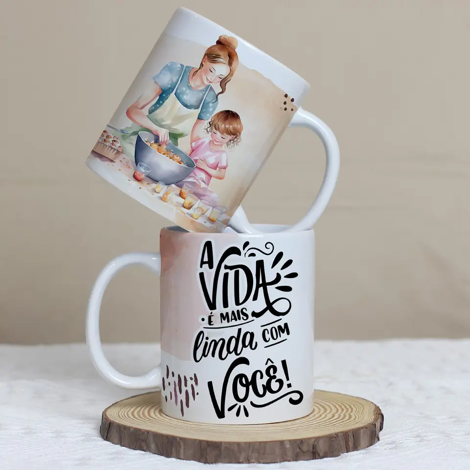 5 Arte para Caneca Dia das Mães Arquivo Editável  1