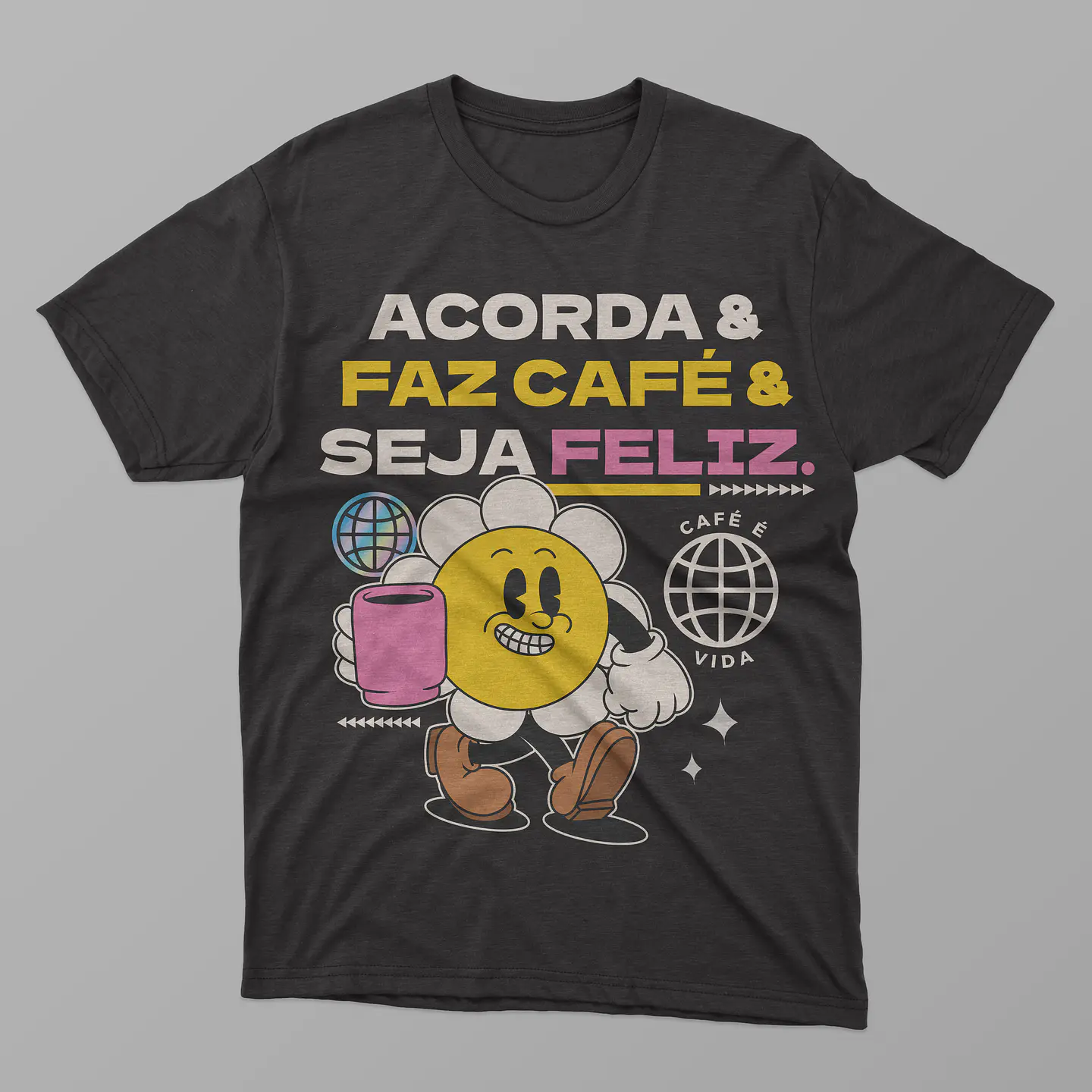 11 Arte para Camisa Frases Flores Flower Vibes Arquivo em Png 1