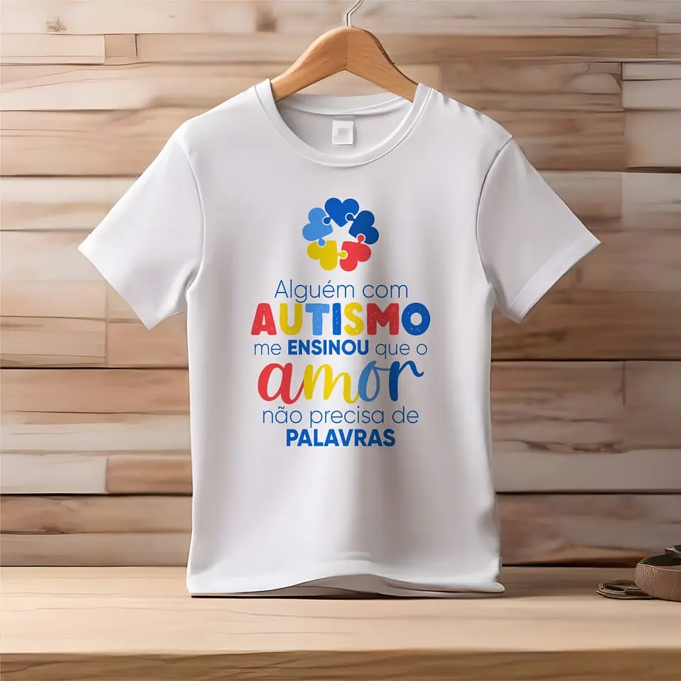 15 Arte para Camisa Autismo Arquivo Editável 1