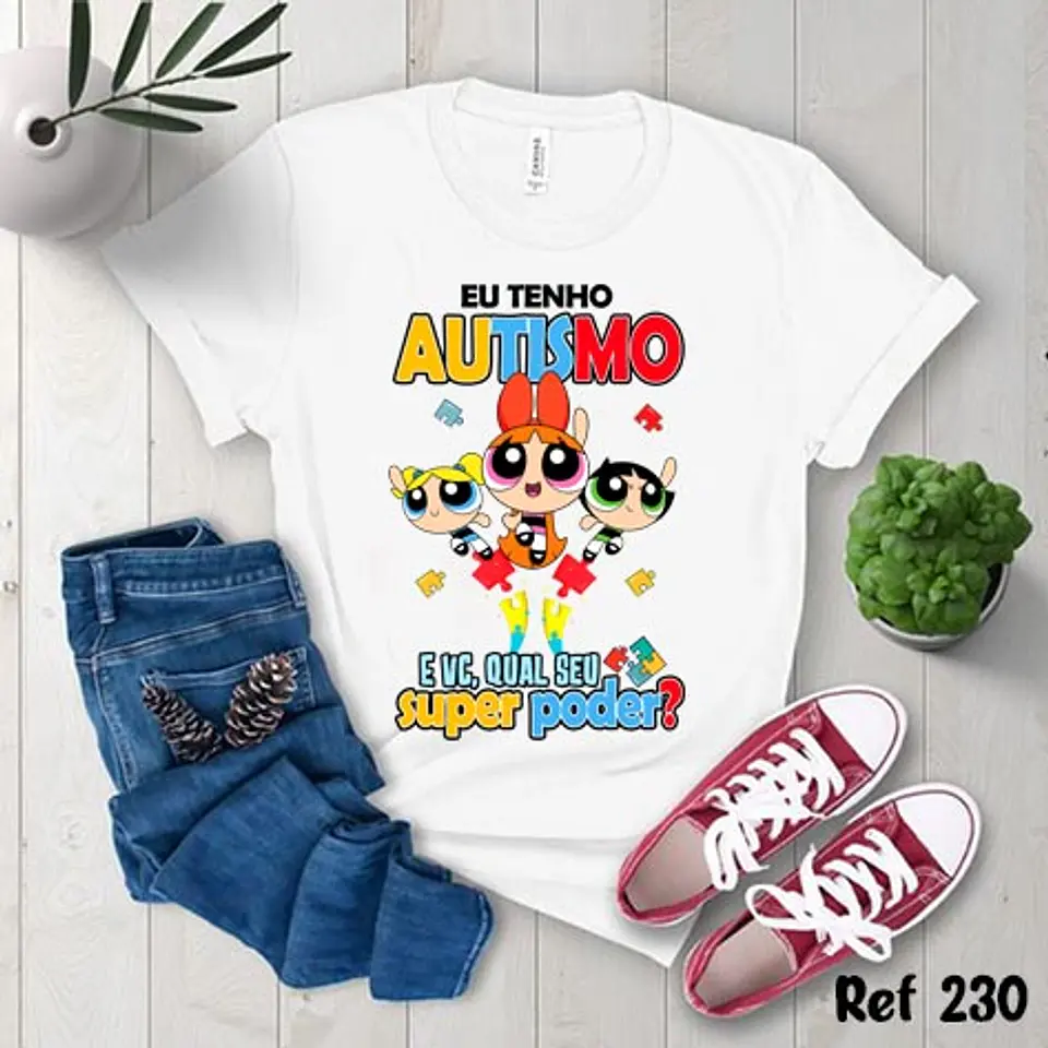 30 Arte para Camisa Autismo Arquivo Editável 1