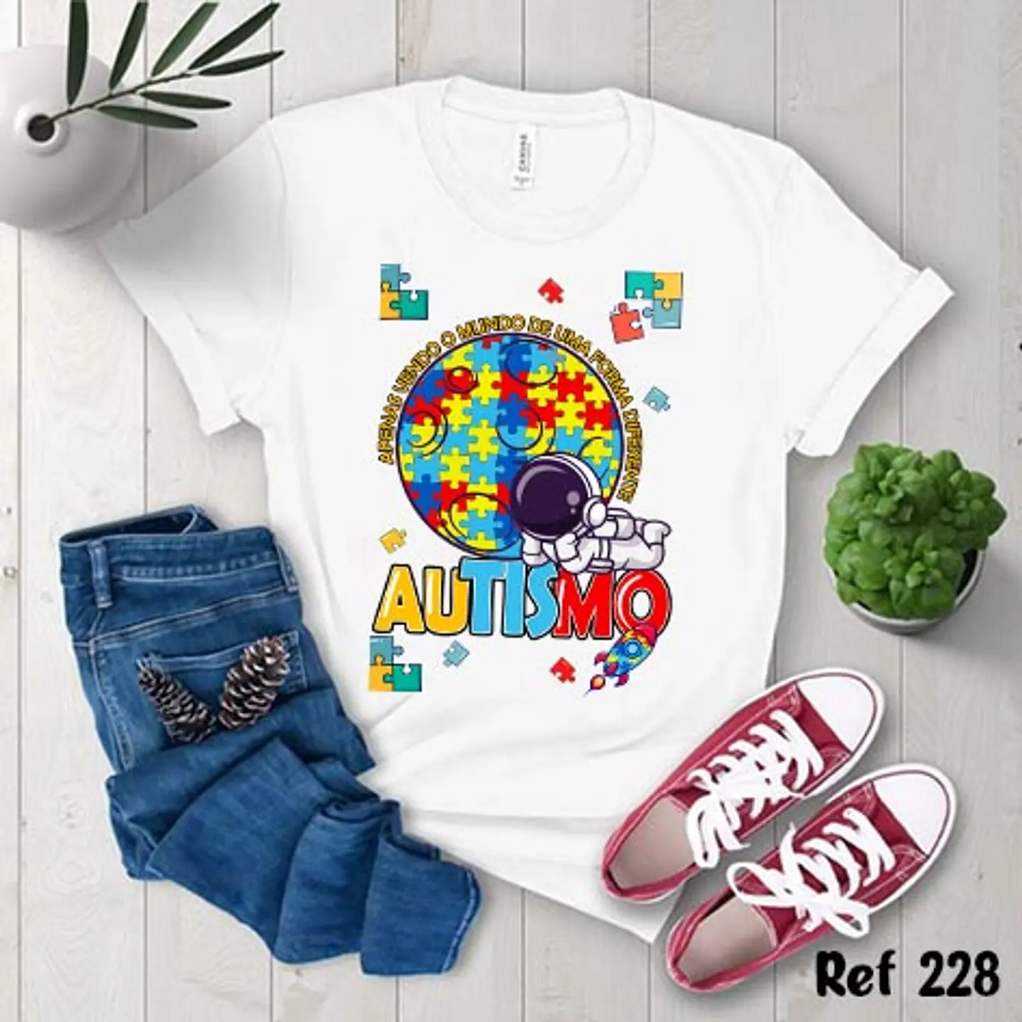 30 Arte para Camisa Autismo Arquivo Editável 2