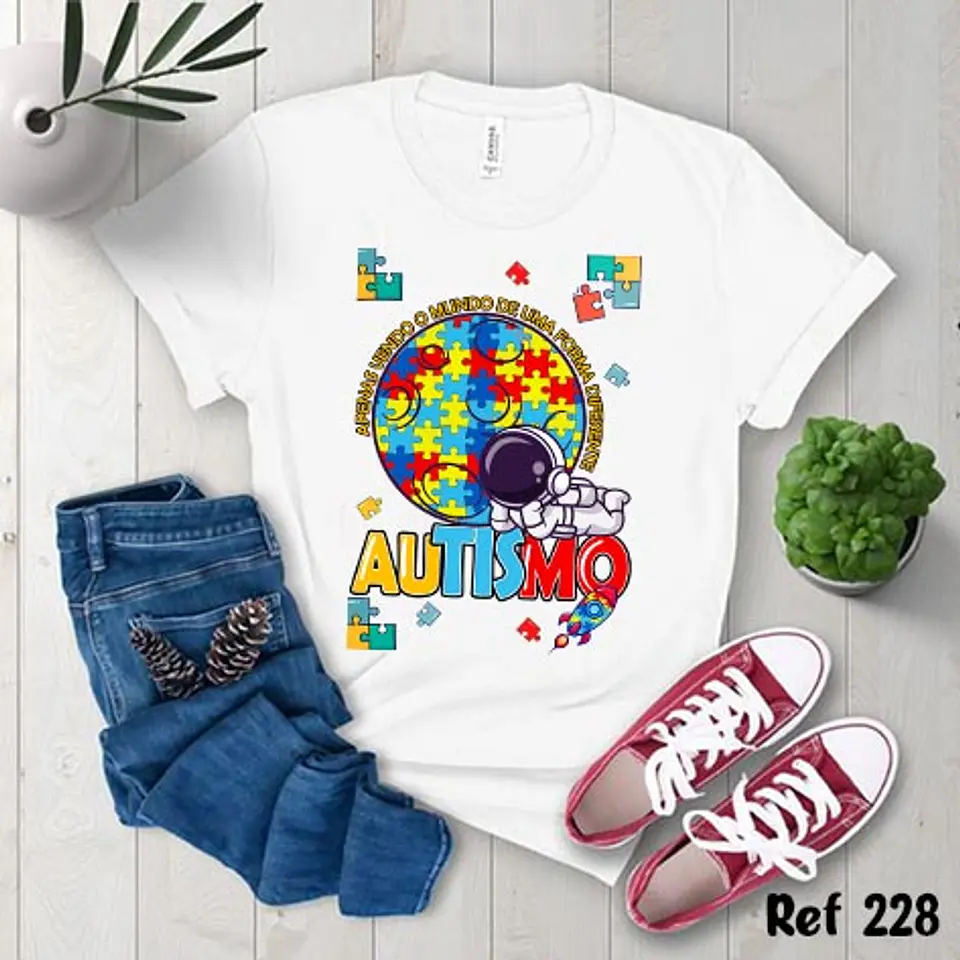 30 Arte para Camisa Autismo Arquivo Editável 2