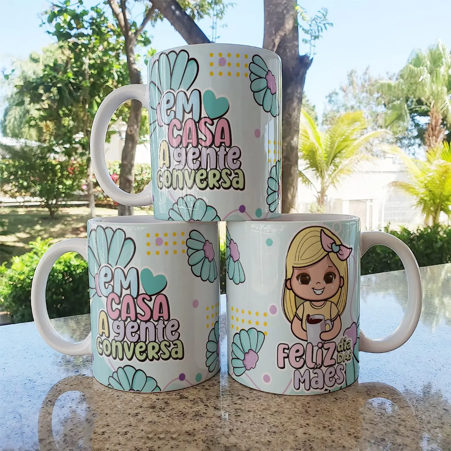 20 Arte para Caneca e Camisa Dia das Mães Arquivo Editável  3