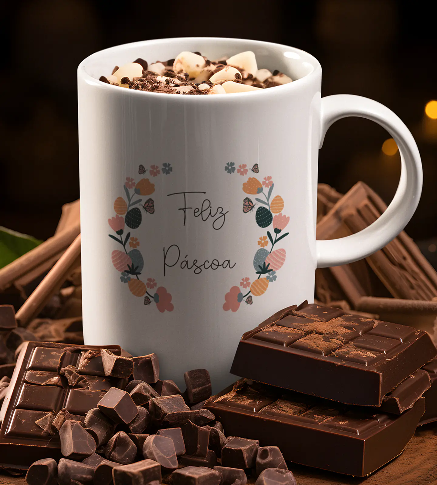 11 Arte para Caneca Páscoa Delicada Arquivo Editável 5