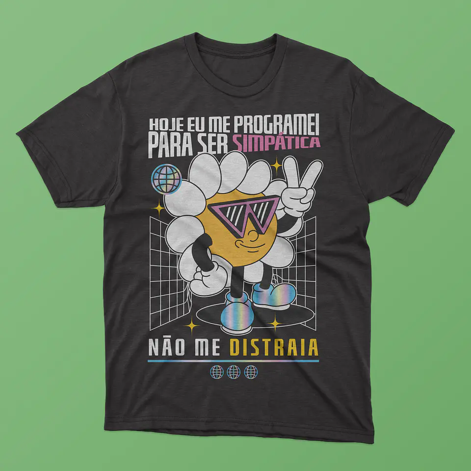 11 Arte para Camisa Frases Flores Flower Vibes Arquivo em Png 8