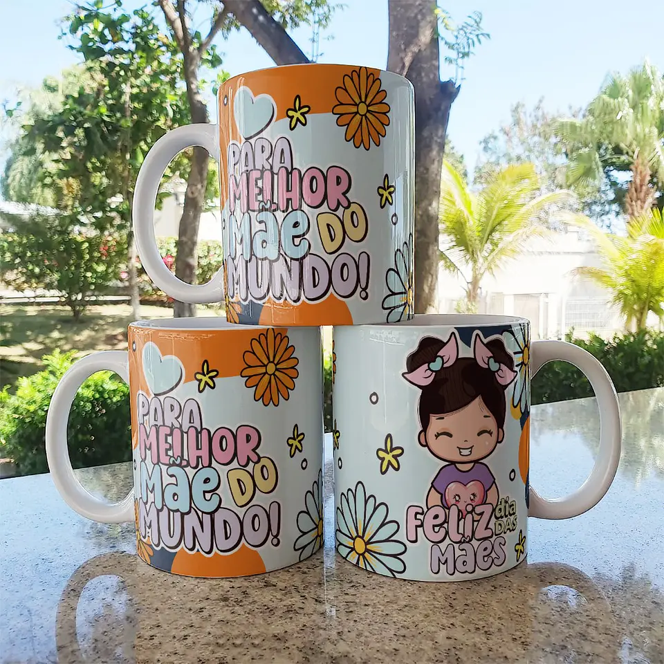 20 Arte para Caneca e Camisa Dia das Mães Arquivo Editável  5