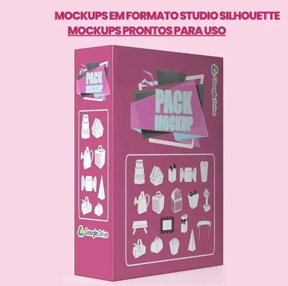 Arquivo Moldes Caixinhas em Studio 1