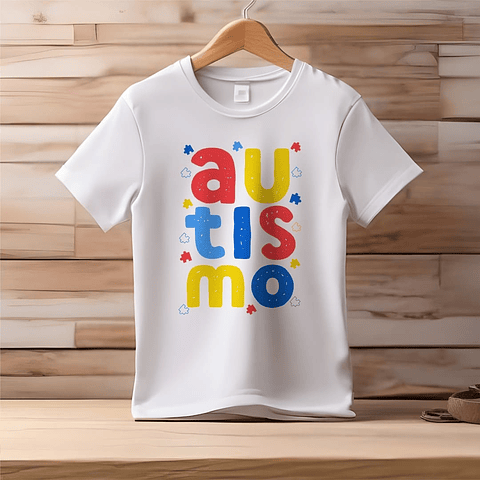 15 Arte para Camisa Autismo Arquivo Editável