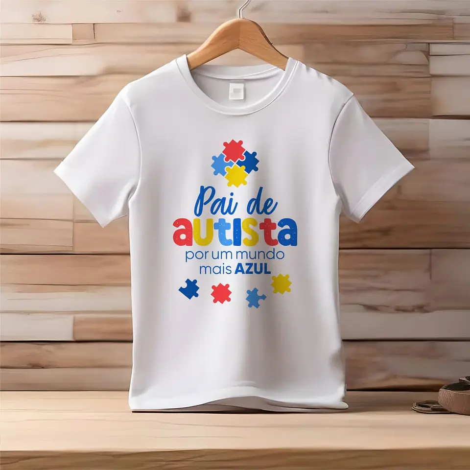 15 Arte para Camisa Autismo Arquivo Editável 12