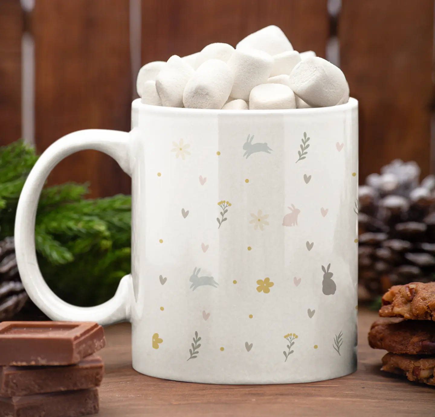 11 Arte para Caneca Páscoa Delicada Arquivo Editável 8