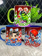 6 Arte para Caneca Páscoa Super Heróis Arquivo Png - Thumbnail 1