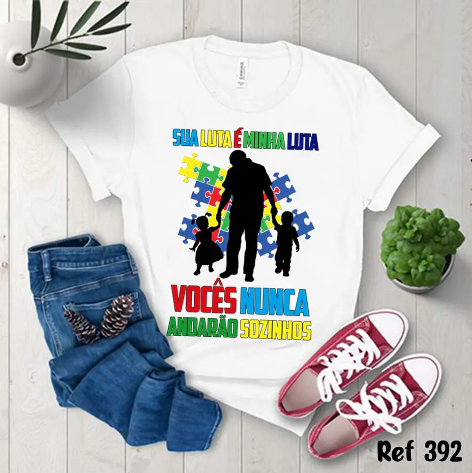 30 Arte para Camisa Autismo Arquivo Editável 11