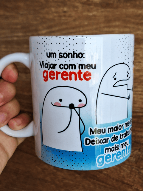 Arte Caneca Flork Meu Gerente Favorito Arquivo em Jpg 