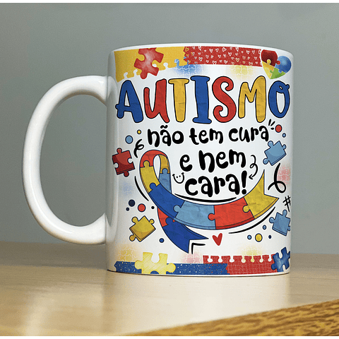 15 Artes para Caneca Autismo Arquivos em Jpg