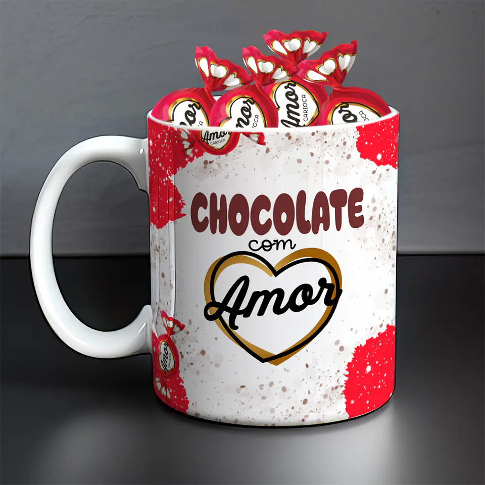 12 Arte para Caneca Páscoa Chocolates Arquivo Editável 3