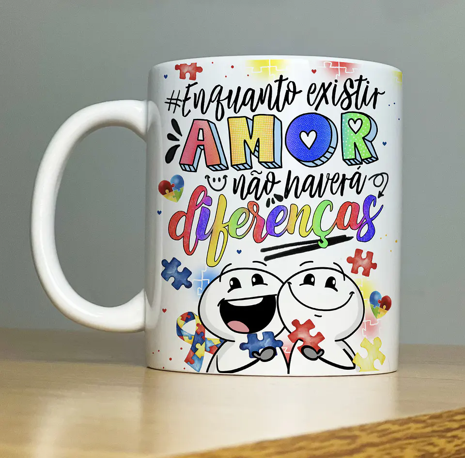 15 Artes para Caneca Autismo Arquivos em Jpg 2