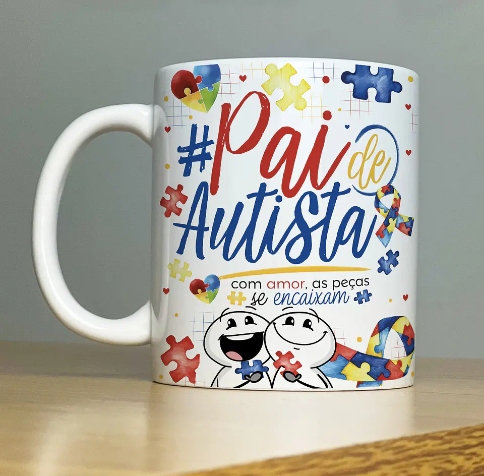 15 Artes para Caneca Autismo Arquivos em Jpg 3