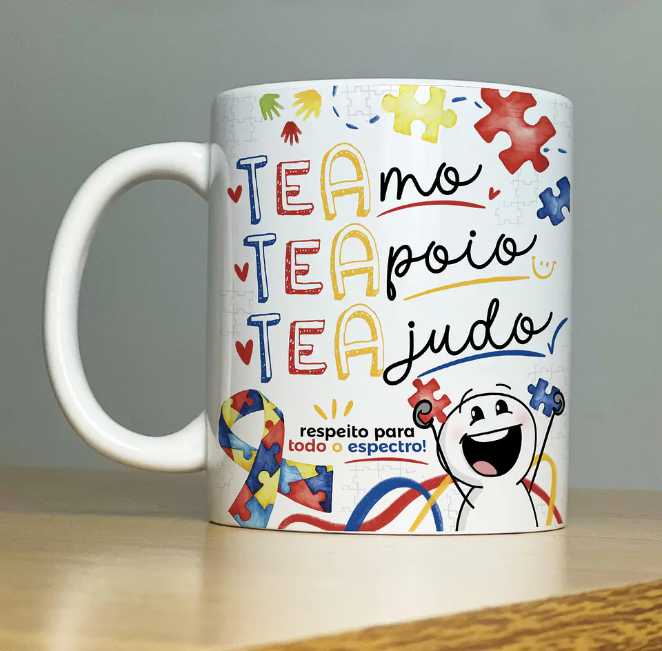 15 Artes para Caneca Autismo Arquivos em Jpg 8