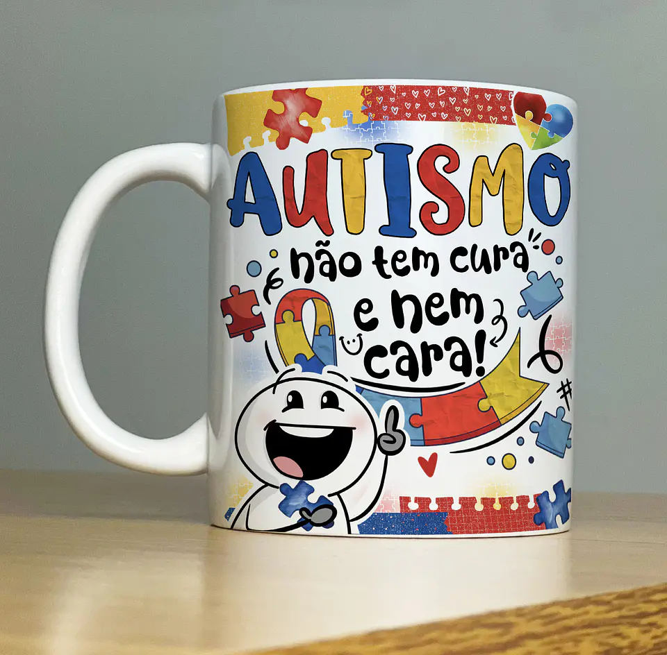 15 Artes para Caneca Autismo Arquivos em Jpg 9