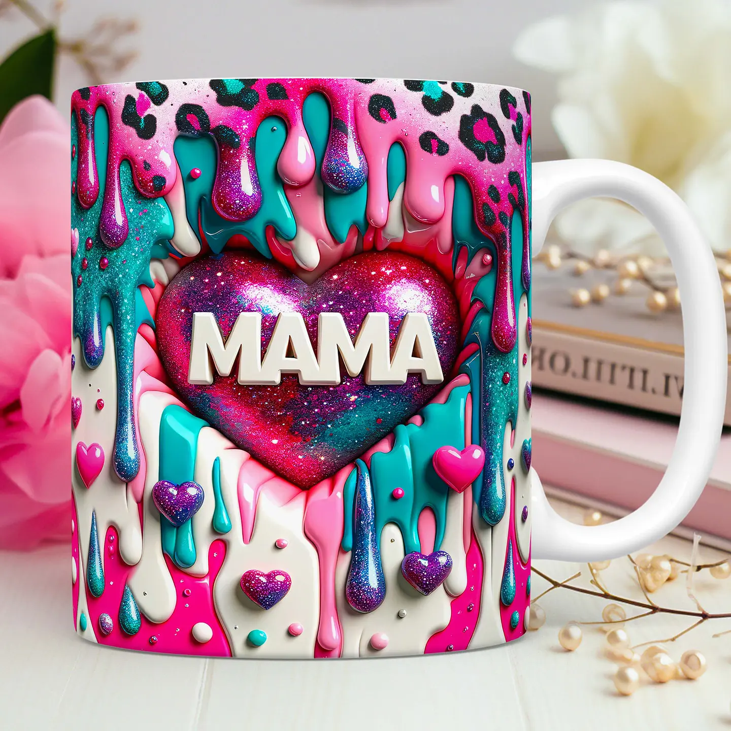 15 Artes para Caneca Dia das Mães Mama 3D Arquivos Png 2